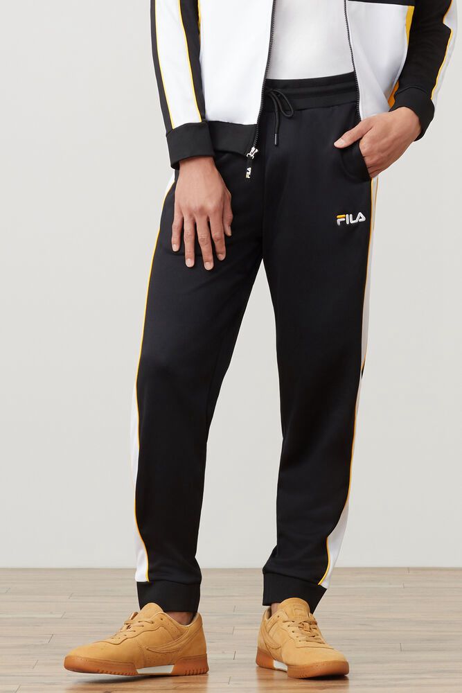 Fila Pants Mens Black - Yuri - Philippines 5419820-AY